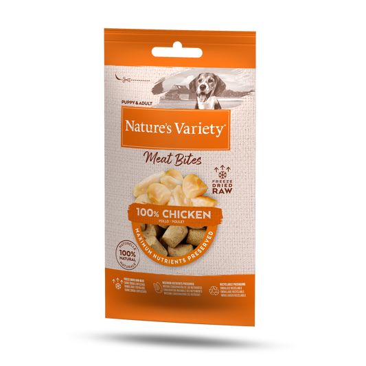 NV Meat Bites (vištiena) 20 g