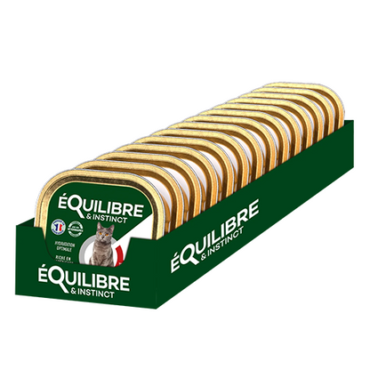 Equilibre Cat Boeuf (Jautiena) 85g konservai
