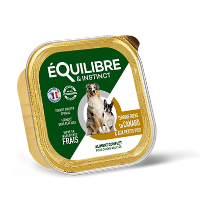 Equilibre Dog Canard (Antiena) 300g konservai