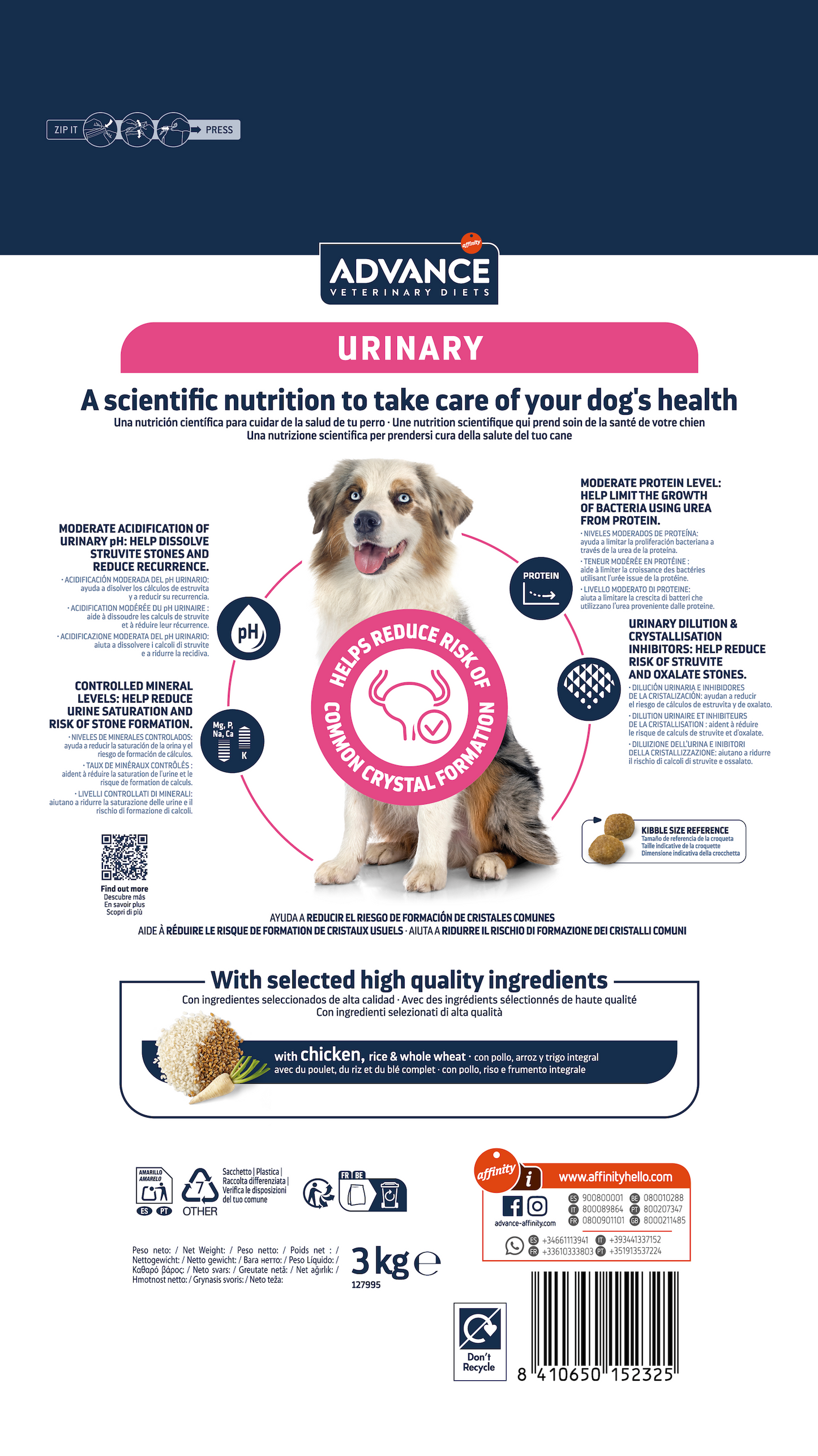 Urinary Dog, 3 kg