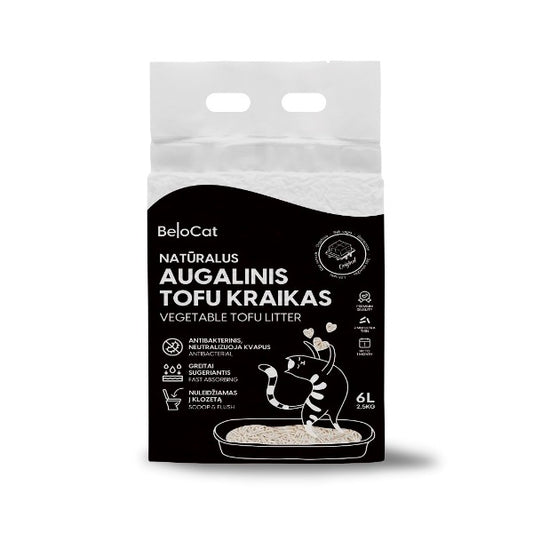 Belocat TOFU kraikas 6L/2,5kg (Original bekvapis)