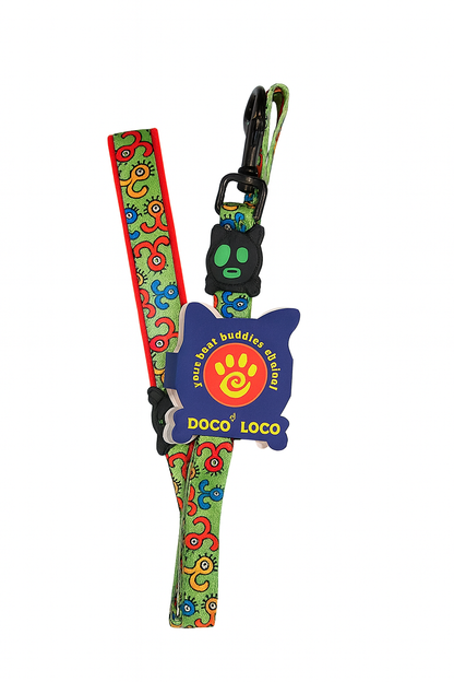 Doco pavadėlis Loco 6, M dydis, margas