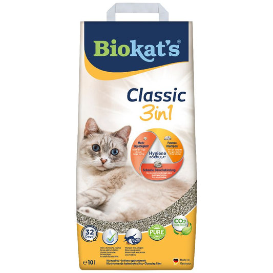 BIOKAT'S Classic 3in1 bentonito kraikas 10kg