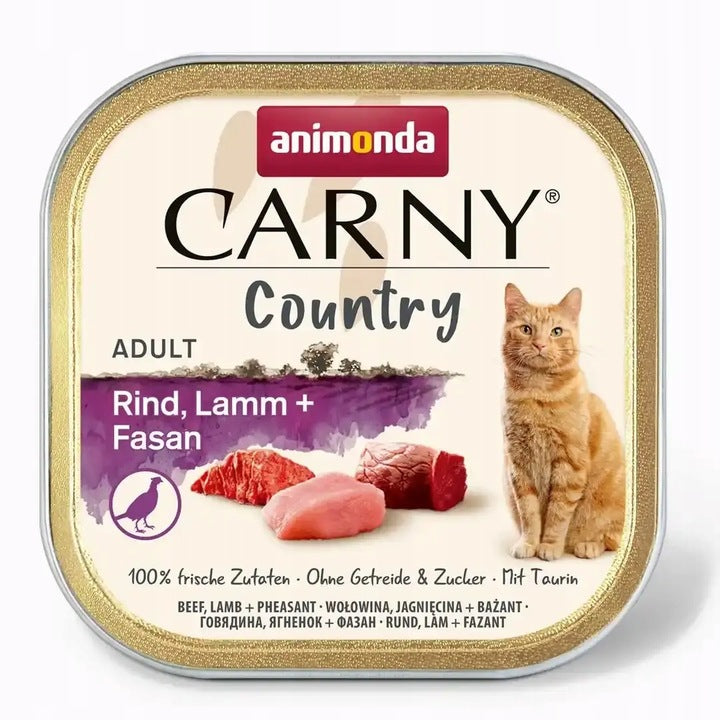Animonda Carny Country – jautiena, ėriena ir fazanas 100g