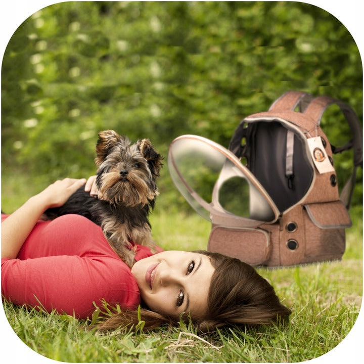 Katės transportavimo kuprinė