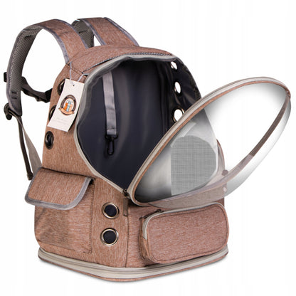 Katės transportavimo kuprinė