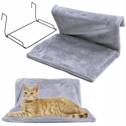 Ant radiatoriaus pakabinamas hamakas katėms