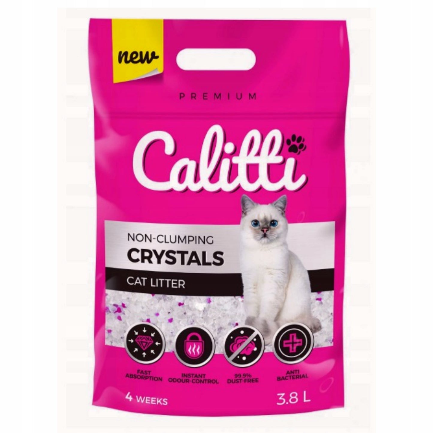 Silikoninis kraikas Calitti CRYSTALS 3,8L