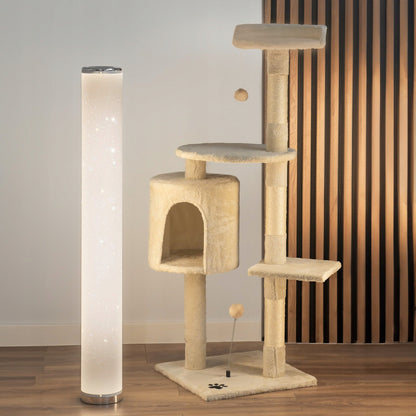 Kačių draskyklė "TomiDomi" smėlio spalvos 116 cm