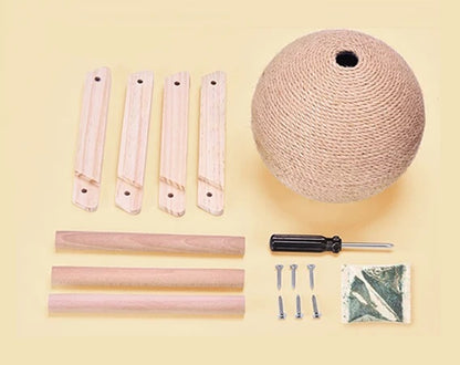 Judantis sizalio kamuoliukas - draskyklė