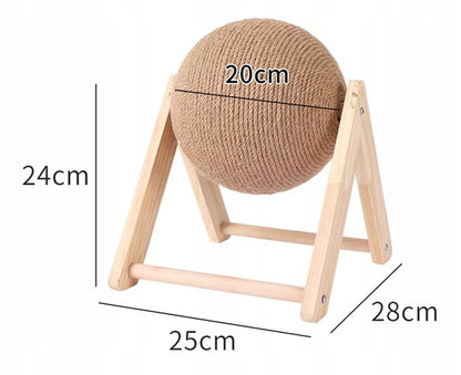 Judantis sizalio kamuoliukas - draskyklė