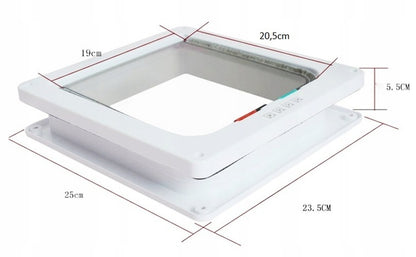 Durų atvartas su 4 krypčių magnetu, naminių gyvūnėlių durys katėms ir šunims (L-25 x 23,5 x 5,5 cm, balta)