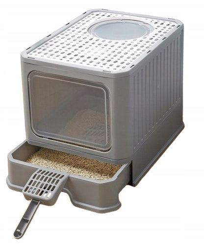 Uždara kraiko dėžė su stalčiumi + semtuvėlis