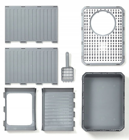 Uždara kraiko dėžė su stalčiumi + semtuvėlis