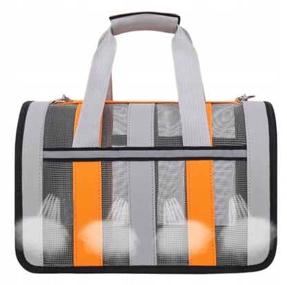 Lengvas sulankstomas nailoninis mažų gyvūnų transporteris su užtrauktuku