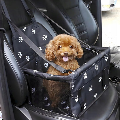 Automobilinė kėdutė šuniui, juoda