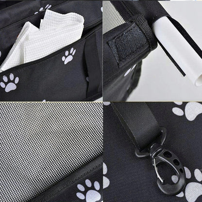 Automobilinė kėdutė šuniui, juoda