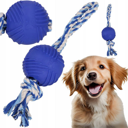 Šuns kramtomas žaislas su kamuoliuku