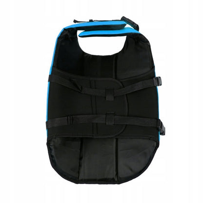 Gelbėjimosi liemenė šuniui su šviesą atspindinčias elementais, mėlyna