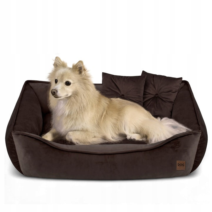 Minkštas aksominis šuns guolis 70x50 cm