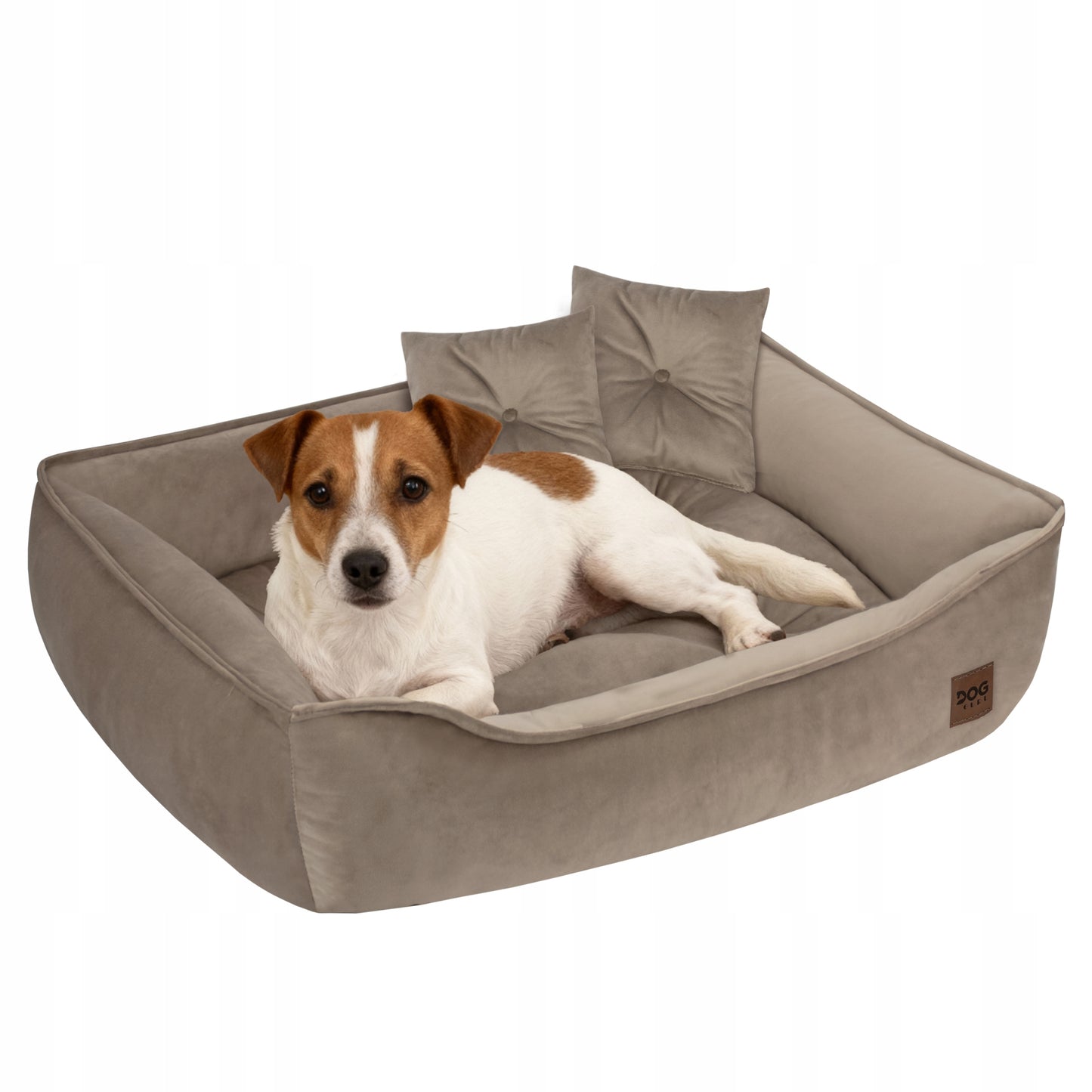 Minkštas aksominis šuns guolis 70x50 cm