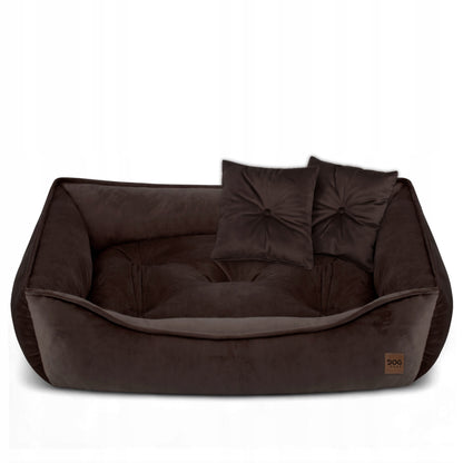Minkštas aksominis šuns guolis 70x50 cm