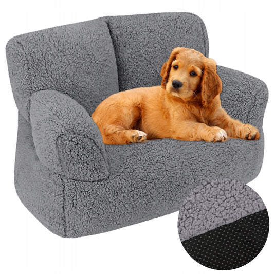 Prabangus šuns/katės guolis pilka, 65x30 cm