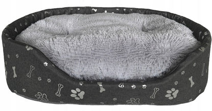 Guolis šunims "Leo" L 70x55cm tamsiai pilkas