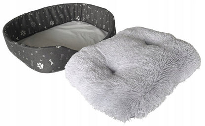 Guolis šunims "Leo" L 70x55cm tamsiai pilkas