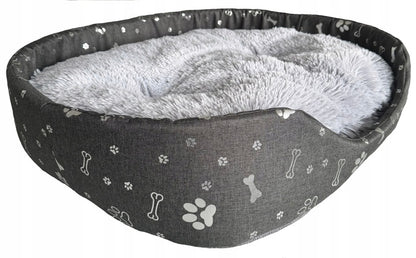 Guolis šunims "Leo" L 70x55cm tamsiai pilkas