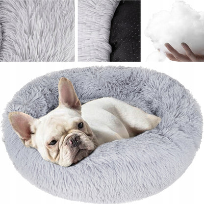 Guolis šunims pliušinis apvalus 60x60cm