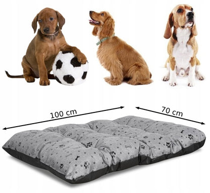 Neperšlampama šunų pagalvė "Golden Bone" juoda