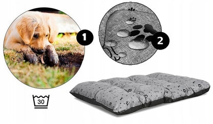 Neperšlampama šunų pagalvė "Golden Bone" juoda