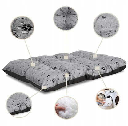 Neperšlampama šunų pagalvė "Golden Bone" juoda