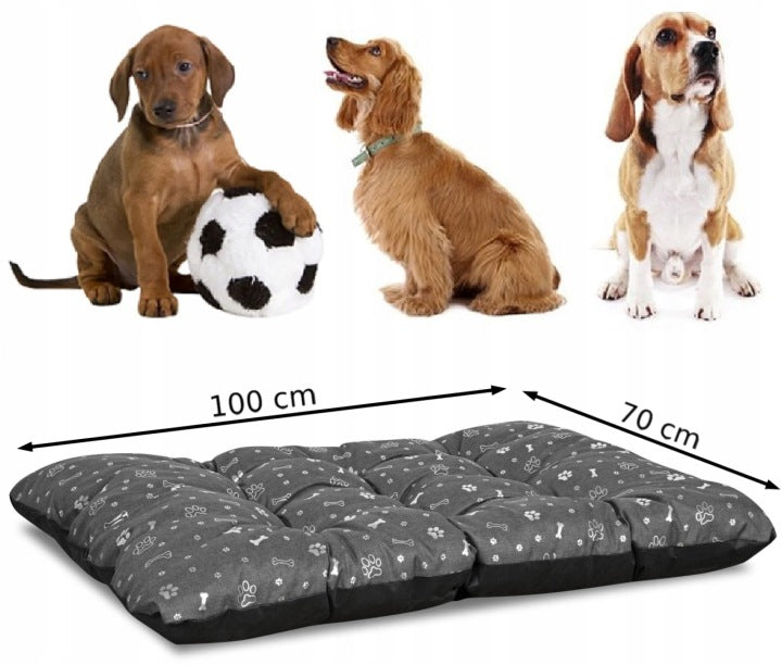 Neperšlampama šunų pagalvė "Golden Bone"pilka