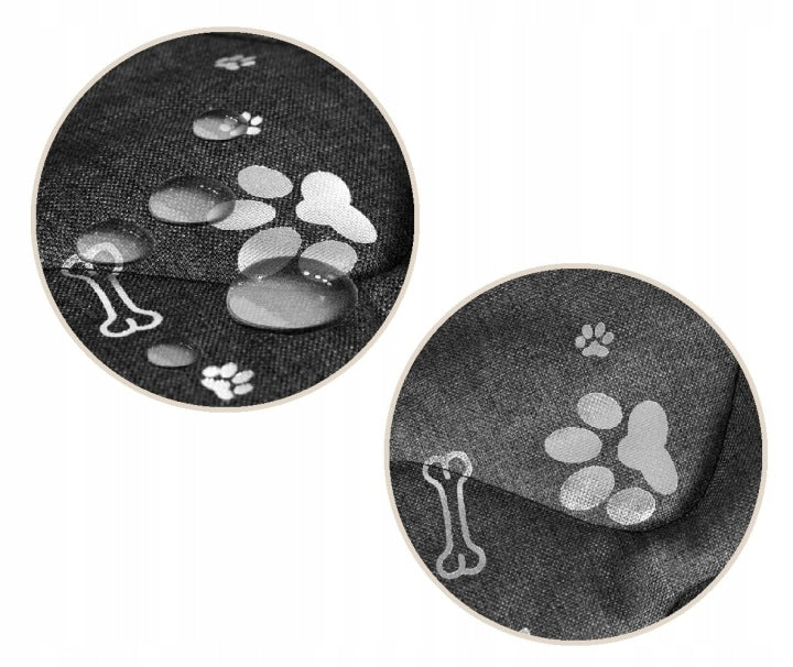 Neperšlampama šunų pagalvė "Golden Bone"pilka