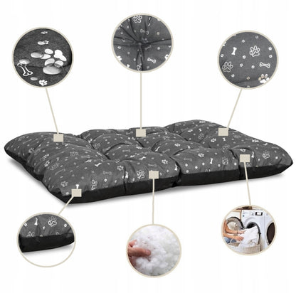 Neperšlampama šunų pagalvė "Golden Bone"pilka