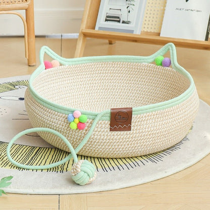 Katės ar mažo šuns guolis turintis vasaros+žiemos režimą