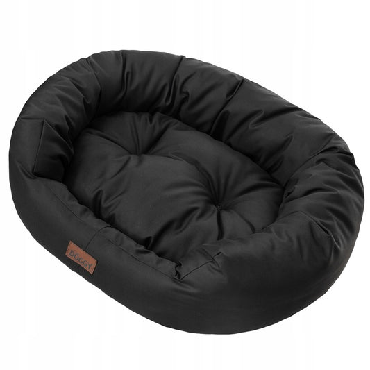 Guolis šuniui L 75x60 cm - Nuimamas čiužinys, juodas