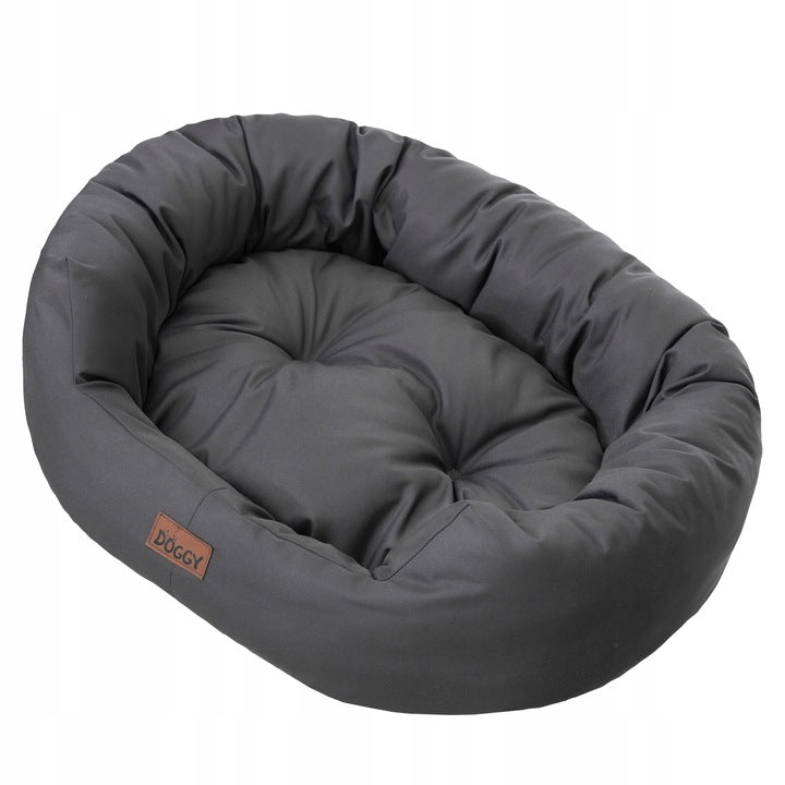 Guolis šuniui L 75x60 cm - Nuimamas čiužinys, pilkas