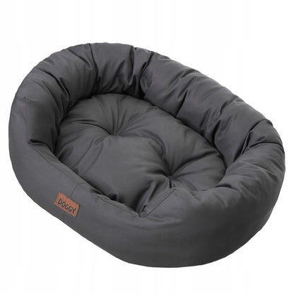 Guolis šuniui L 75x60 cm - Nuimamas čiužinys, pilkas