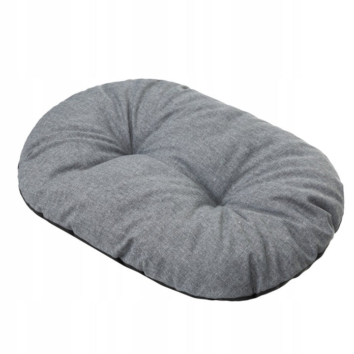 Guolis šuniui L 75x60 cm - Nuimamas čiužinys, Grafitas su letenėlėmis