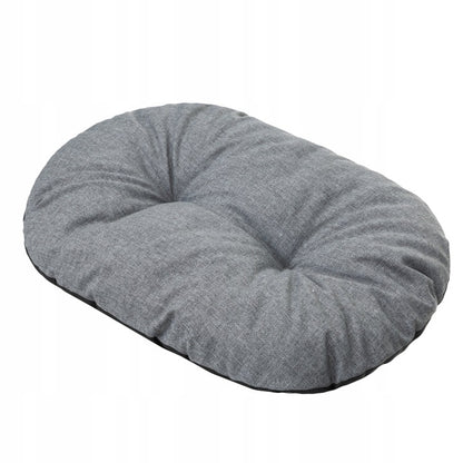 Guolis šuniui L 75x60 cm - Nuimamas čiužinys, Grafitas su letenėlėmis