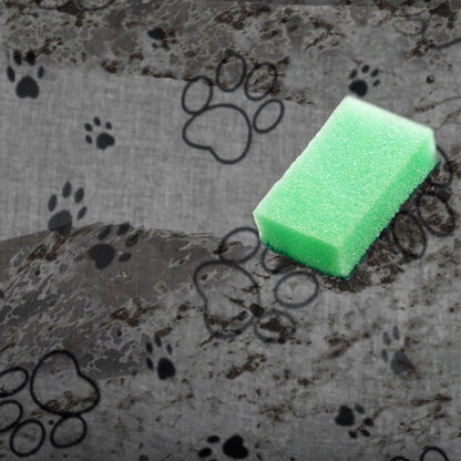 Guolis šuniui L 75x60 cm - Nuimamas čiužinys, Grafitas su letenėlėmis