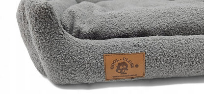 Minkštas šuns guolis, pilkas 70x60
