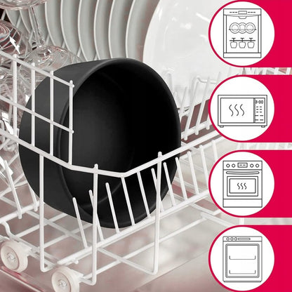 Dvigubas keraminis šuns/katės dubuo ant medinio stovo 2x400ml