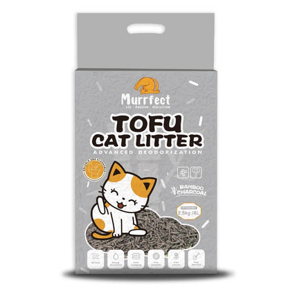 Murrfect Bamboo tofu kraikas katėms aktyvintos anglies kvapo sušokantis, nedulkantis 6l