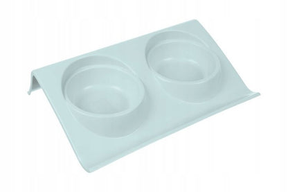 Dvigubas dubenėlis šuniui, katei "DUOBLE"