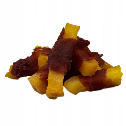 Dviejų skonių šunų skanėstas - antis su saldžiosiomis bulvėmis 200 g