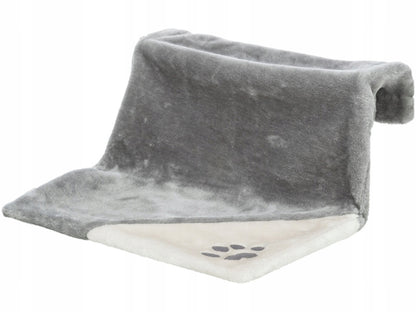 TRIXIE Guolis prie radiatoriaus katei, pliušas, 45x24x31 cm, pilkas/šv. pilkas